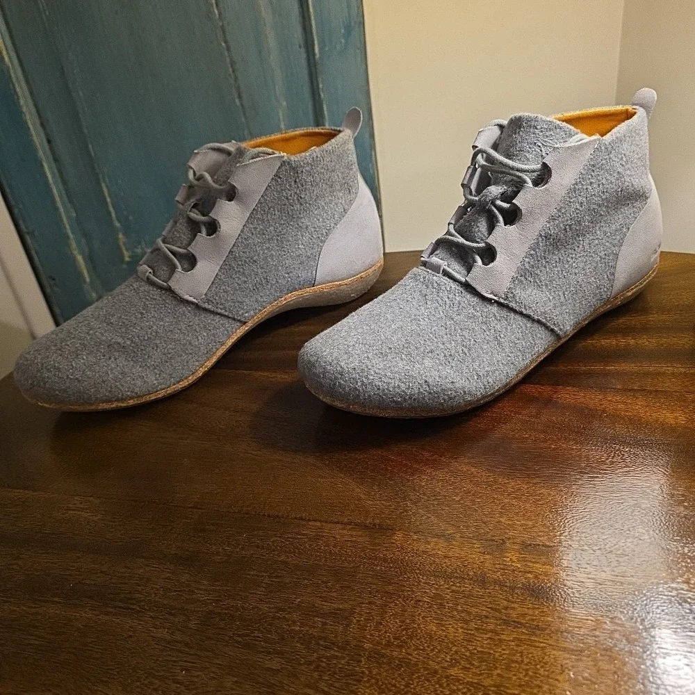 District Recork Soles Lace Up Shoes Men's 11 Wool‎ Dress